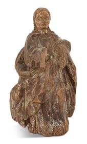 Latin American Wooden Santo Figure