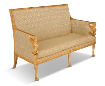 Regency Giltwood Settee