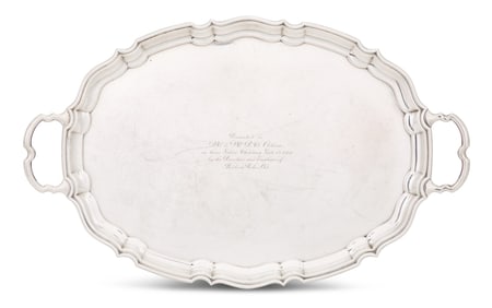 George V Sterling Silver Tea Tray