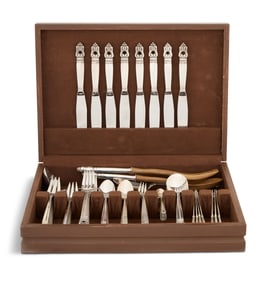 International "Royal Danish" Silver Flatware Set