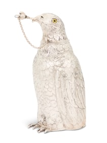 German Novelty "Eagle" Silver Cocktail Shaker