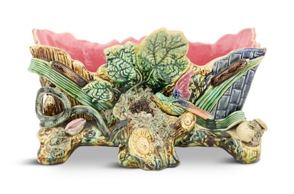 French Palissy Ware Jardiniere