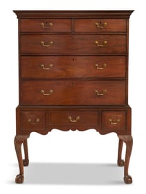 George III Mahogany Highboy