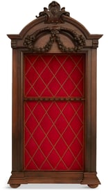 Custom Walnut and Suede Cue Holder