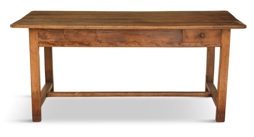 French Provincial Walnut Baker's Table