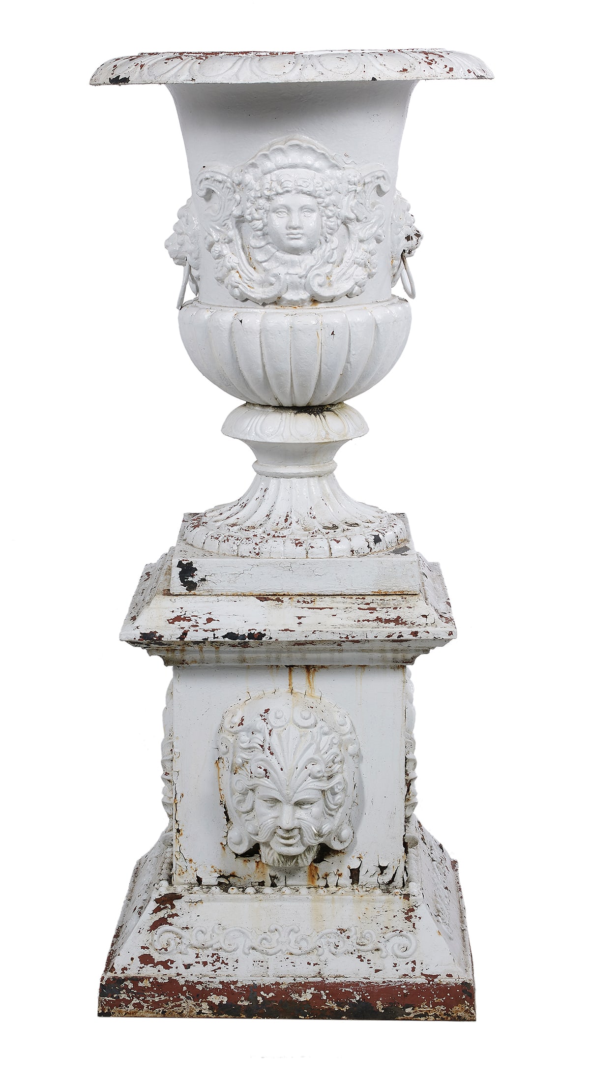 Monumental Victorian Cast-Iron Garden Urn (1 of 2)