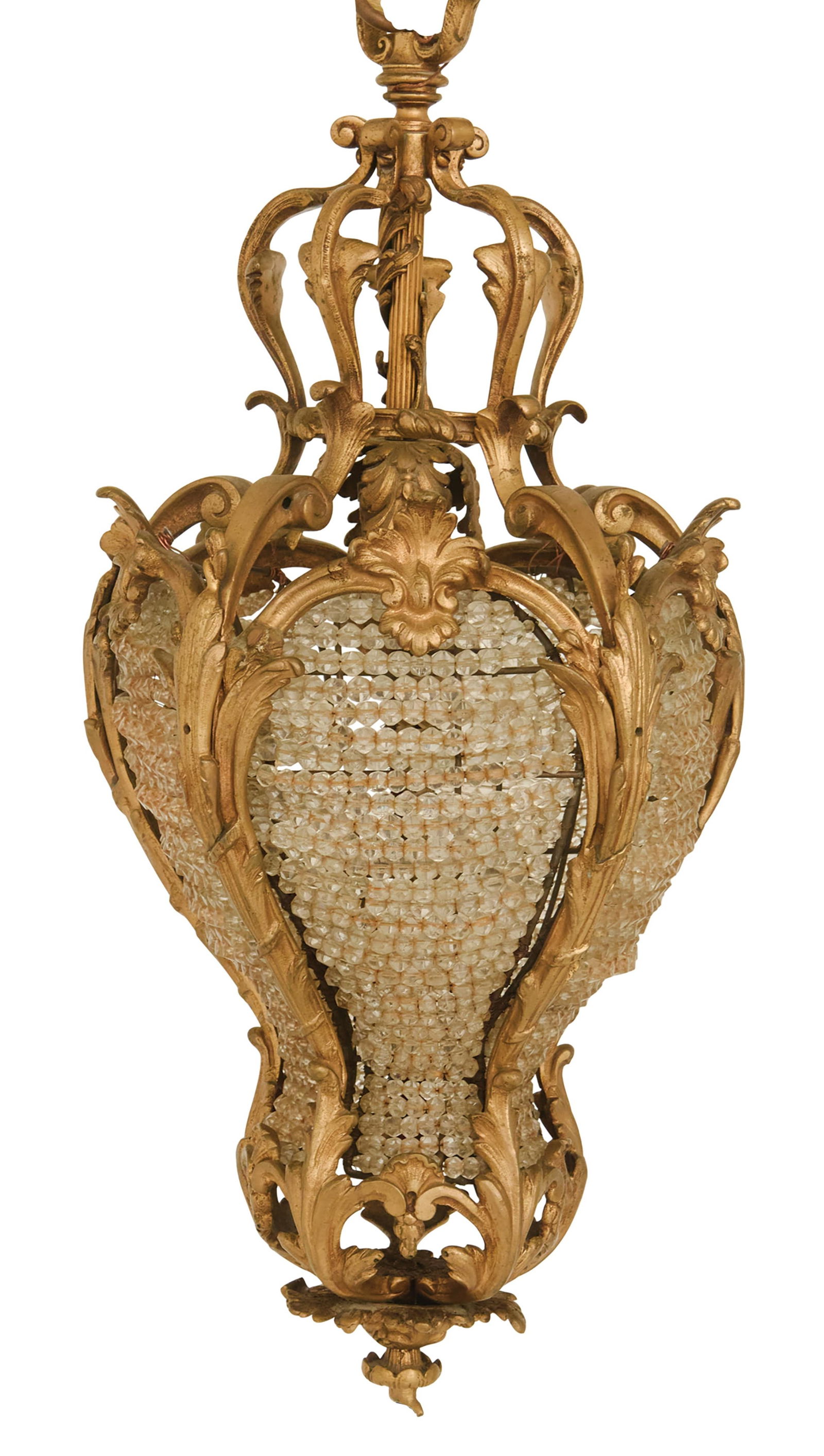 French Bronze and Crystal Lantern (1 of 1)