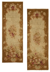Pair of Monumental Aubusson Tapestry Panels