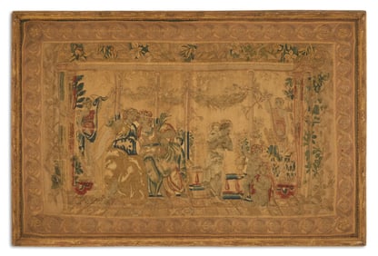 French Aubusson Tapestry Panel