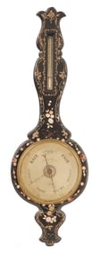 English Papier-Mache Barometer