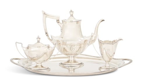 Gorham "Plymouth" Sterling Silver Coffee Set