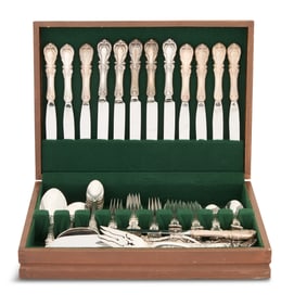 Reed & Barton "Burgundy" Silver Flatware Set