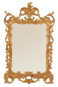 Louis XV-Style LaBarge Giltwood Mirror