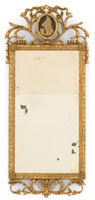 Swedish Gustavian Giltwood Mirror