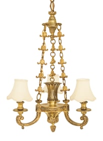 French Bronze Chandelier