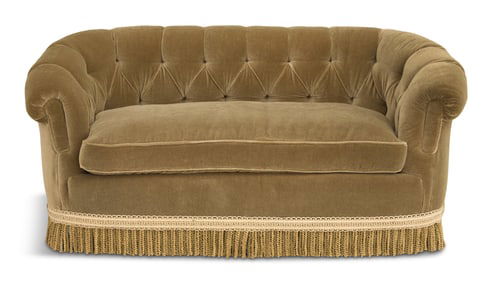 Custom Tufted Settee
