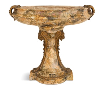 Palatial Sarrancolin d'Auch Marble Jardiniere