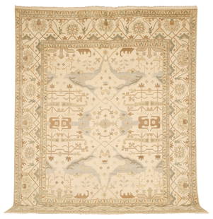 Turkish Angora Oushak Carpet: Turkish Angora Oushak Carpet12' x 15'