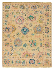 Turkish Angora Oushak Carpet