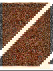 Semi-Antique Heriz Carpet
