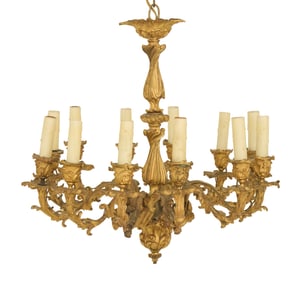 Louis Philippe Gilt-Bronze Chandelier