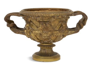 Gilt-Bronze Warwick Vase