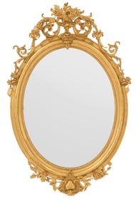 French Belle Epoque Giltwood Mirror