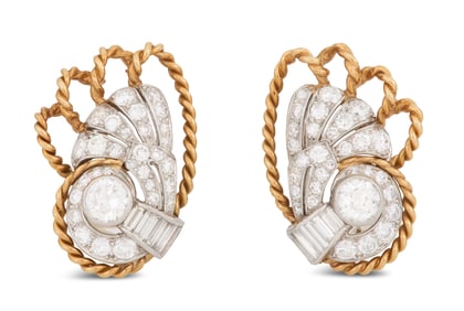 Pair of Diamond Ear Clips