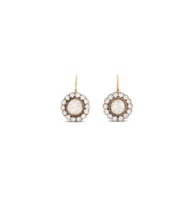 Pair of Diamond Earrings