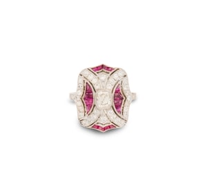 Diamond and Ruby Ring
