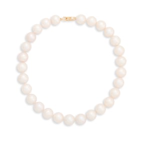 Cultured Pearl and Diamond Necklace