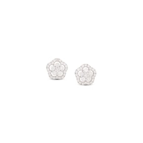 Pair of Diamond Earrings