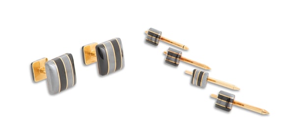 Angela Cummings Enamel Cufflink Set