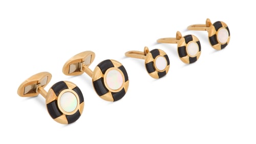 Tiffany & Co. Mother-of-Pearl Cufflink Set