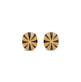 David Webb Enamel Cufflinks