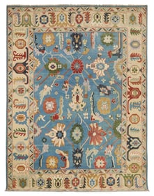 Turkish Angora Oushak Carpet