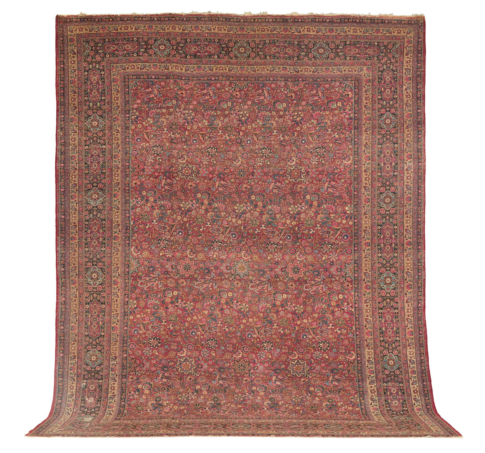 Semi-Antique Kashan Carpet (1 of 1)