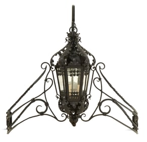 Impressive Black Metal Entry Light