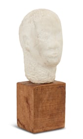 American Carved Marble Bust