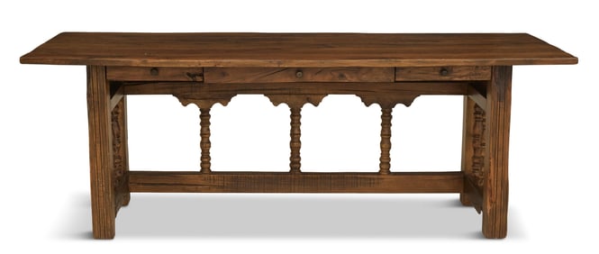 Provincial Oak Work Table