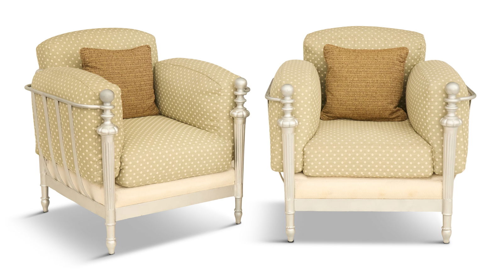 Pair of Murray's Iron Works Club Chairs (1 of 3)