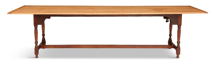American Cherrywood and Maple Farm Table