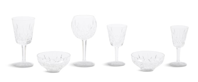 Waterford "Lismore" Cut-Crystal Stemware