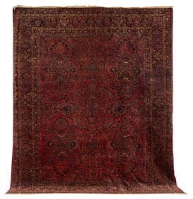Semi-Antique Sarouk Carpet