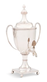 Victorian Silverplate Hot Water Urn