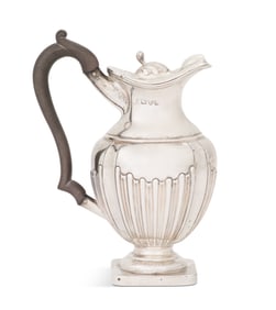 Late Victorian Sterling Silver Hot Milk Jug