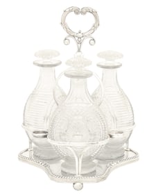Victorian Silverplate Spirits Frame