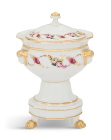 French Paris Porcelain Dessert Cream Bowl