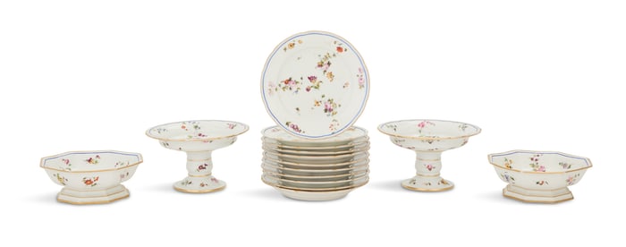 Jacob Petit Partial Dessert Service