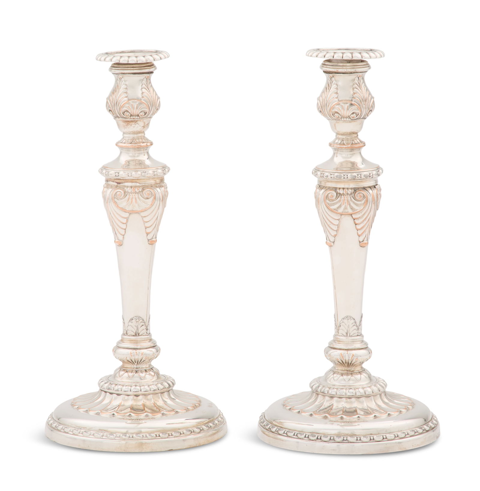 William IV Old Sheffield Plate Candlesticks (1 of 2)